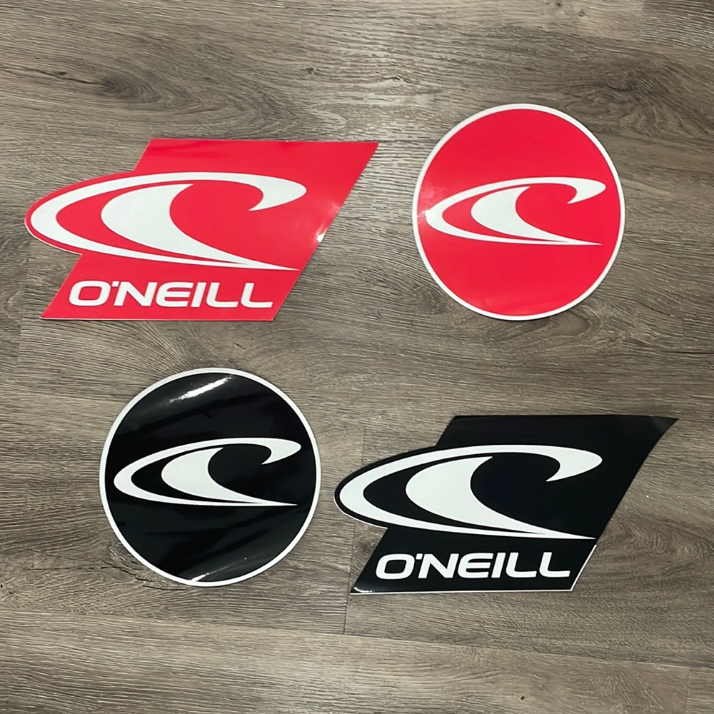 ONEILL Surf Icon Surfing Vehicle Decal Sticker Bundle 1